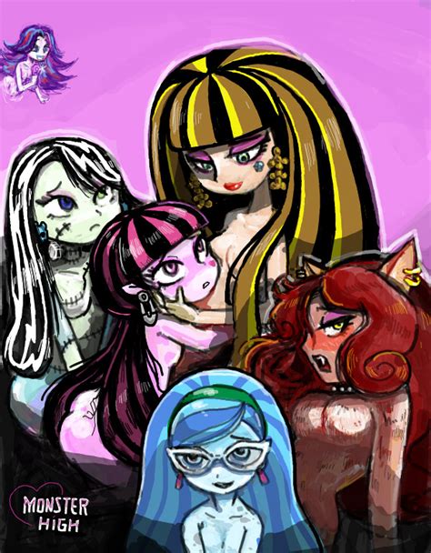 Rule 34 Clawdeen Wolf Cleo De Nile Draculaura Frankie Stein Ghoulia Yelps Monster Girl Monster