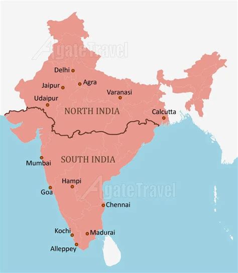North India And South India Map Europe Map With Countries