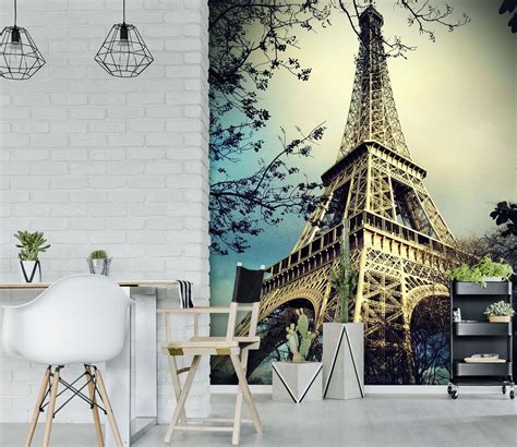 3d Eiffel Tower 103 Wall Murals Aj Wallpaper