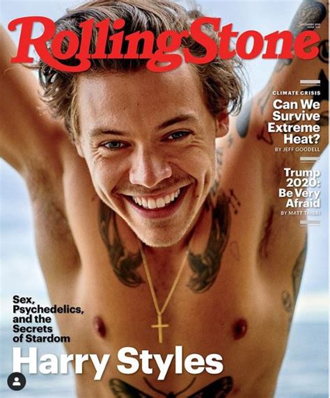 Indomable Y Sin Camisa La Portada De Harry Styles En Rolling Stone Que