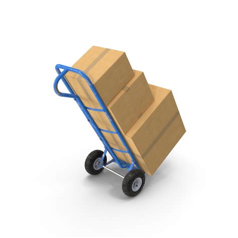 Dolly Hand Truck With Boxes Png Images And Psds For Download Pixelsquid