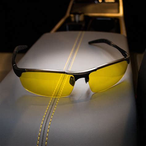 yellow tinted glasses does wearing it really improve your night vision