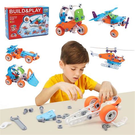 132 Pcs Stem Learning Toys Creative Stem T Play Set For Kids Mobius