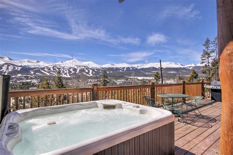 3br Breckenridge Home Ski Area Views Private Hot Tub 5 Mins To Main Street Barton Cabin