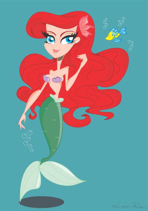Pin Up Ariel By Louise Rosa On Deviantart