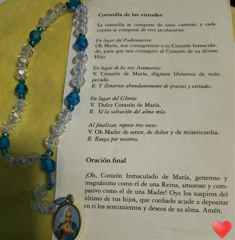 Coronilla De Las Virtudes Oraciones Jesus Jose Y Maria Rezos