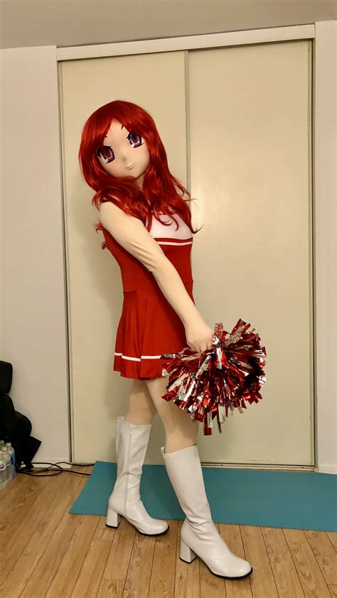 animegao kigurumi cheerleader by kigscarlet on deviantart