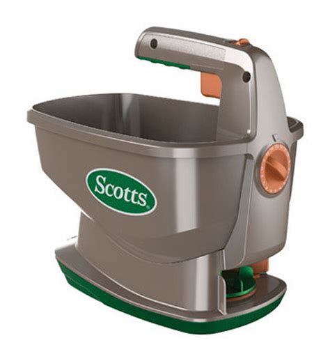 Ideal for small lawns and limited storage space 2 3 dial settings for accurate dispersal Scotts Wizz Handheld Spreader | Stine Home + Yard : The ...