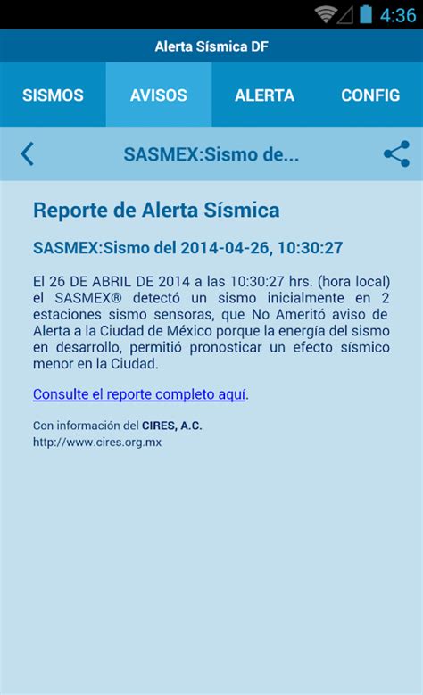A este mecanismo el actual gobierno le llamó sistema de alerta sísmica mexicano que incluye. Alerta Sísmica DF - Aplicaciones Android en Google Play