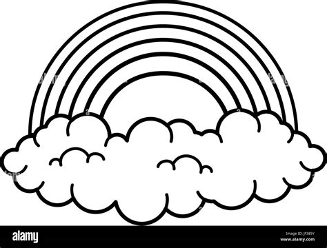 How To Draw A Rainbow With Clouds How To Draw A Rainbow In Photoshop