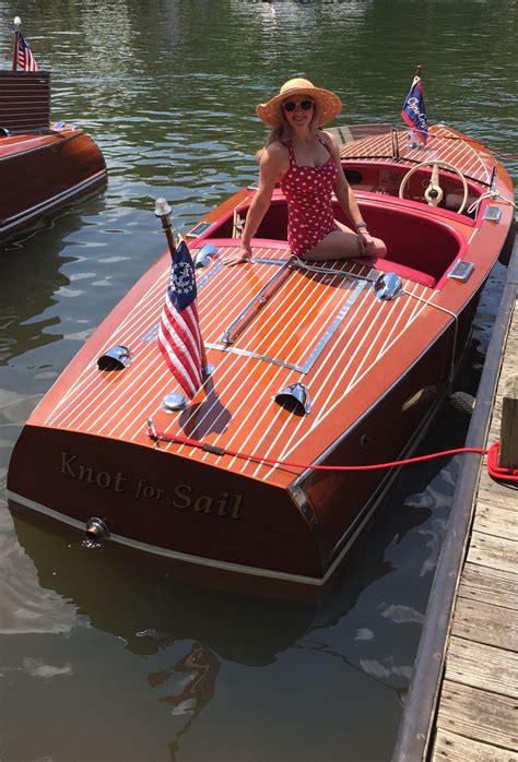 Chris Craft Deluxe Runabout Knot For Sale At The RDC Triangle Chapter Of Antique And