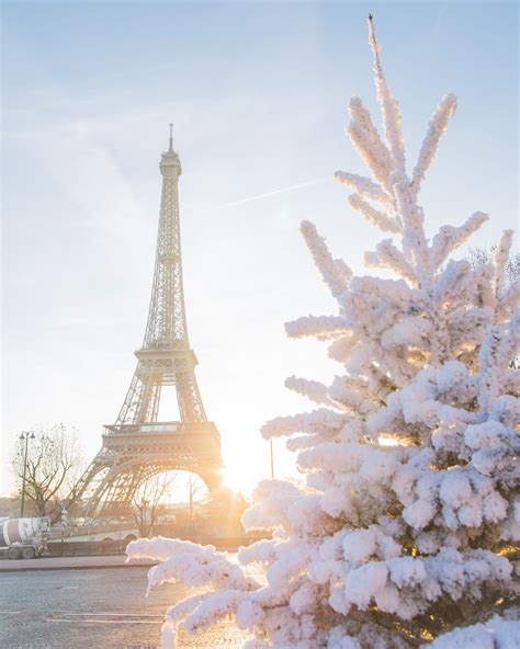 Christmas Tree At Eiffel Tower Paris Photos Paris Pictures Eiffel Tower