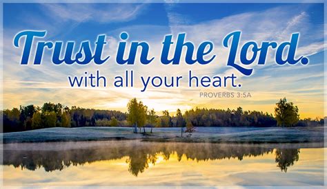 Free Trust In The Lord With All Your Heart Ecard Email Free