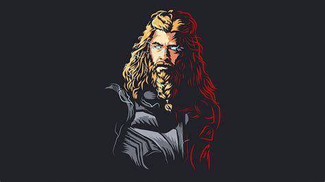 1920x1080 Thor Minimalism 5k Laptop Full Hd 1080p Hd 4k Wallpapers