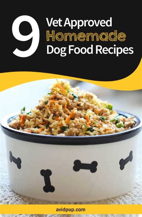9 Vet Approved Homemade Dog Food Recipes For A Thriving Pup Avid Pup