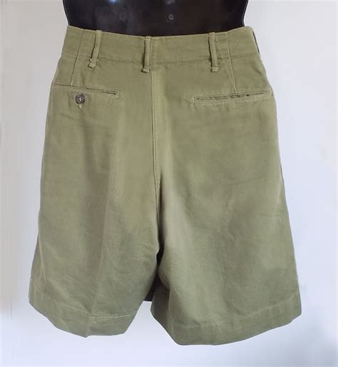 1940s 50s Vintage Boy Scout Shorts Original Metal B Gem