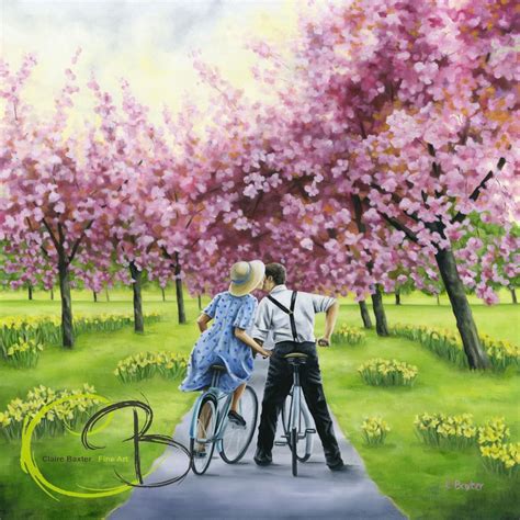 Blossoming Love Giclee Print Claire Baxter Fine Art