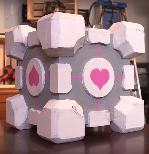 Heres How To Build Your Own Portal Companion Cube For Less Than 50