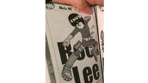 One Piece Manga 955 Y Dragon Ball Autores Dibujan A Rock Lee De Naruto