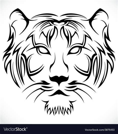 Top Tiger Face Drawing Tattoo Spcminer Com