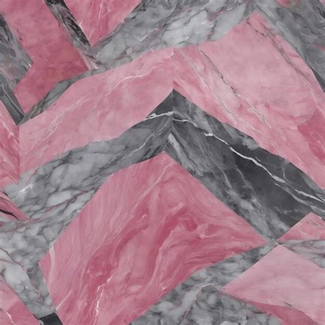 Premium Ai Image Pink And Gray Marble Textured
