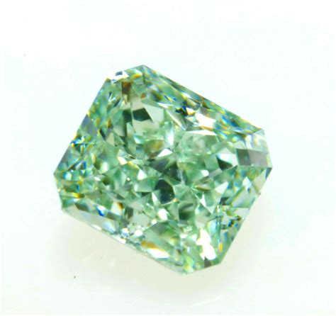 032ct Green Diamond Natural Loose Fancy Intense Green Color Gia Vs2