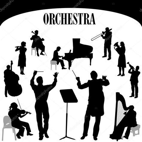 Orchestra Musician Vector Stock Vector By ©bogalo 8939529