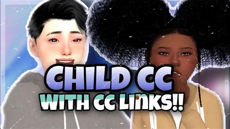 Child Cc 😊 With Cc Links The African Simmer Youtube