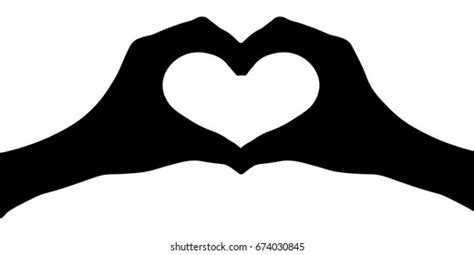 166248 Heart Hand Silhouette Images Stock Photos And Vectors Shutterstock