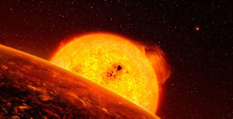 Giant Red Stars May Heat Frozen Worlds Into Habitable Planets