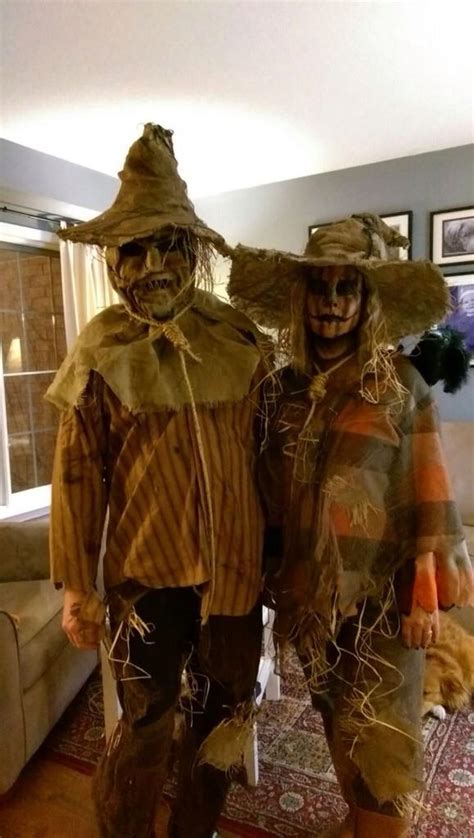 Scarecrow Couple Halloween Costumes Scarecrow Scary Scarecrow