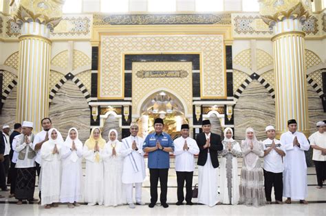 Herman Deru Dibuat Takjub Megahnya Masjid Raya Abdul Kadim Desa Epil