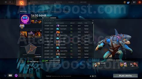 Track the performance of dota 2 teams and players and see where they stand compared to others in the worldwide and regional rankings. 5K MMR DOTA 2 ACCOUNT, IMMORTAL MEDAL | AltayBoost