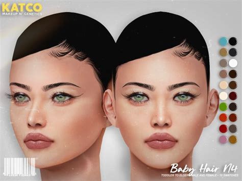 Katco Baby Hair N4 The Sims 4 Download