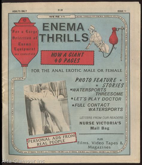 Enema Thrills For The Anal Erotic By Forster Joe Publisher