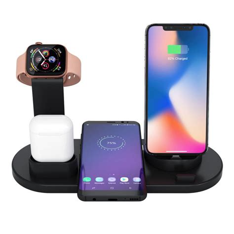 4 In 1 Wireless Charger Wireless Charging Stand For Apple Watch And