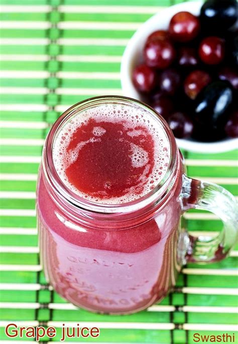 Healthy homemade juice recipes for kids activekids. Grape juice recipe video | how to make fresh grape juice ...