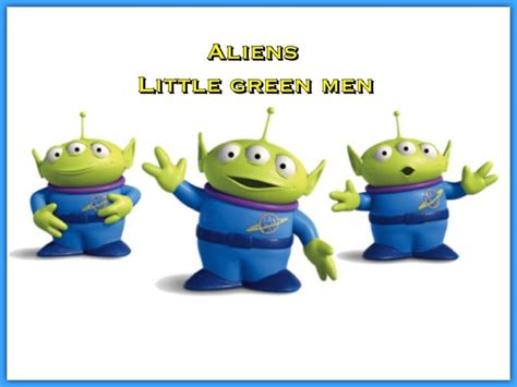 Aliens The Aliens Also Known As Little Green Men Or Lgms In The