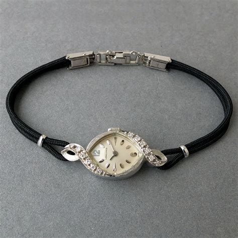 Vintage men's 14kt white gold longines watch with diamond dial. LONGINES 14K Solid White Gold & Diamonds Ladies Vintage Watch 1962 FABULOUS :: Itsawindup