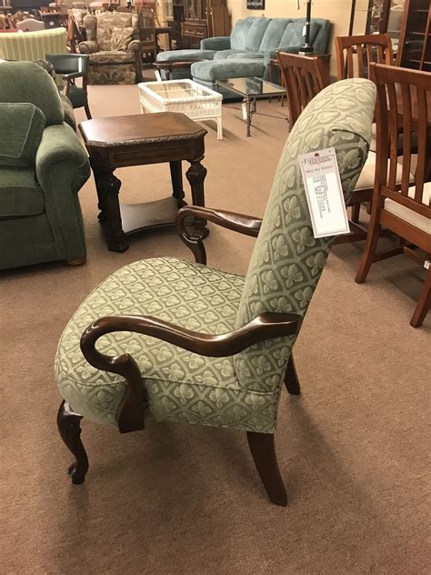 Green Gooseneck Arm Chair Delmarva Furniture Consignment