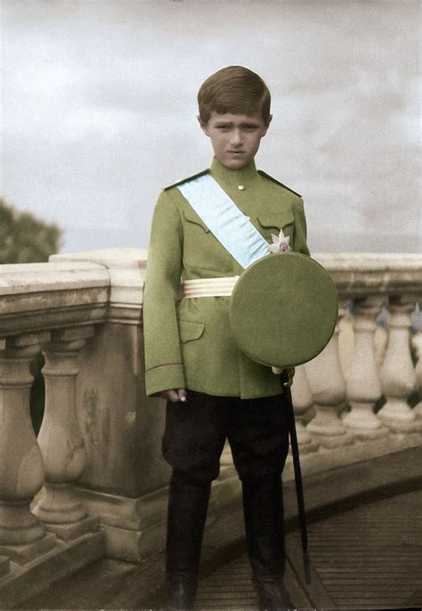 Tsarevich Alexei In Uniform Исторические фотографии Старые