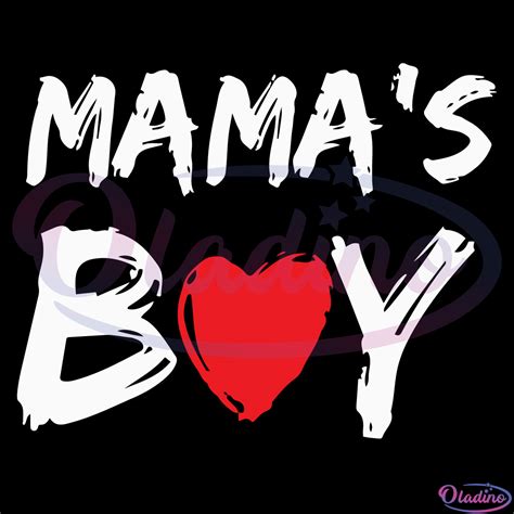 Mamas Boy Svg Digital File Heart Svg Valentine Svg