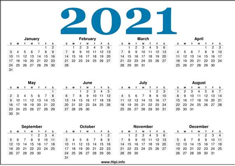 2021 Calendar Editable Free Create Your Printable Calendar 2021 No