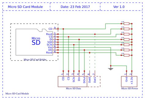 Micro Sd Card Module V100 Resources Easyeda