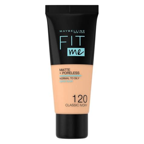 Maybelline Fit Me Matte And Poreless Foundation 120 Classic Ivory 30 Ml