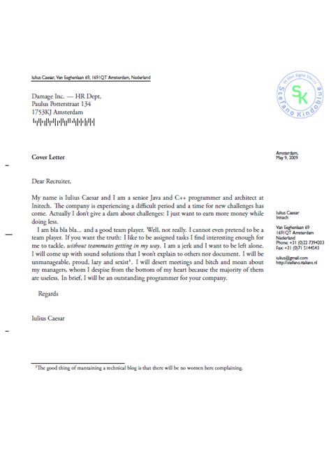 Example Business Letter Using Cc Sample Business Letter