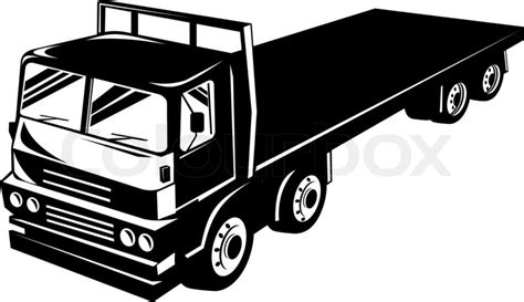 Flatbed Truck Drawing At Explore Collection Of