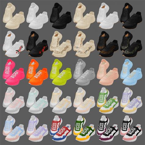 Rhyton Sneakers At Mmsims Sims 4 Updates