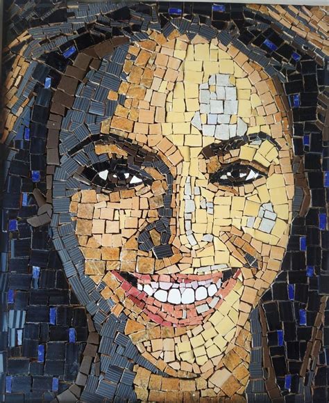 Beyonce Mosaic Art Portrait Collage By Kamen Hristov Saatchi Art