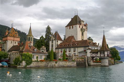 Oberhofen Castle Lake Thun Img0701 The Mighty Keep Of Sch Flickr